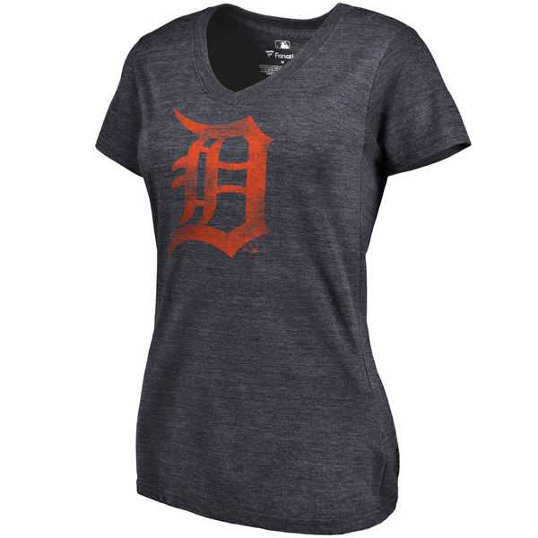 Women's Detroit Tigers Fanatics Branded Primary Distressed Team Tri Blend V Neck T-Shirt Heathered Navy FengYun,We sell and wholesale Women's Detroit Tigers Fanatics Branded Primary Distressed Team Tri Blend V Neck T-Shirt Heathered Navy FengYun on line form chian!